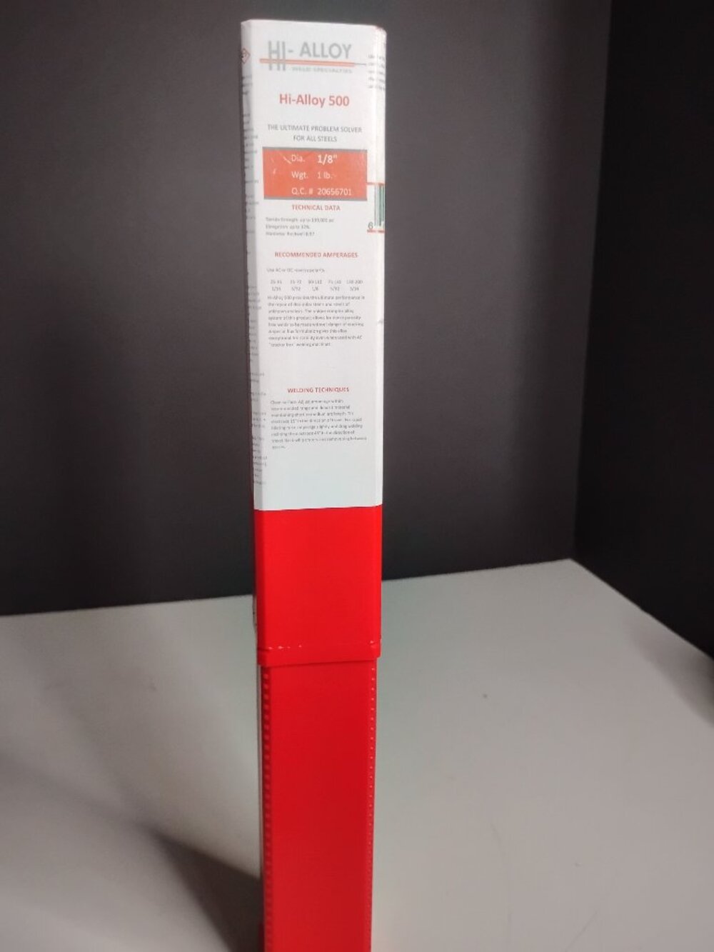 Hi-Alloy 500Hi-Alloy 500 DIA 1/8 WGT 1 lbs Q.C.# 20656701